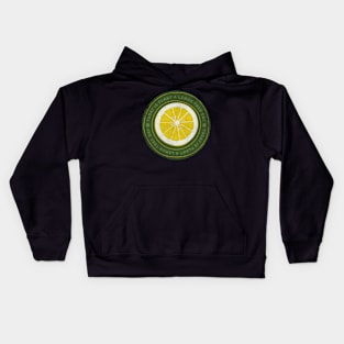 Today is Plant a Lemon Tree Day Badge Kids Hoodie